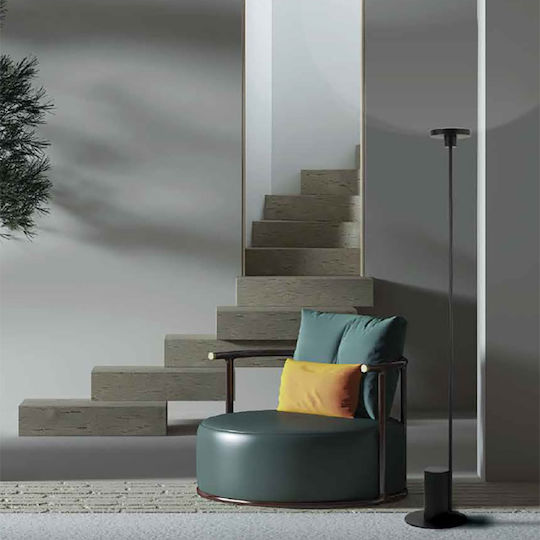 Zambelis Lights LED Floor Lamp H160cm. Black
