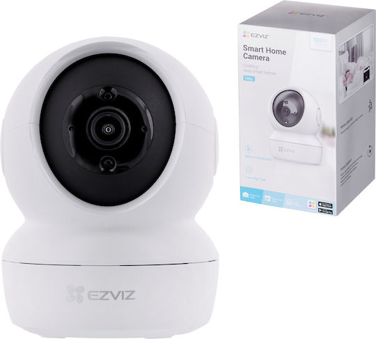 Ezviz CS-H6C-R101-1G2WF IP Κάμερα Παρακολούθησης Wi-Fi Full HD 1080p με Αμφίδρομη Επικοινωνία και Φακό 4mm