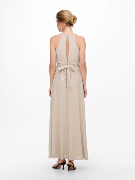 Only Maxi Dress for Wedding / Baptism Beige