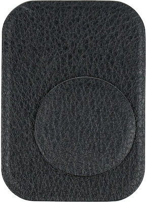 Techsuit Handyhalterung Auto Set aus selbstklebenden Leder-Ersatzmagneten für das Auto-Mobiltelefon-Magnet-Halterung, 2 Stück mit Magnet Schwarz