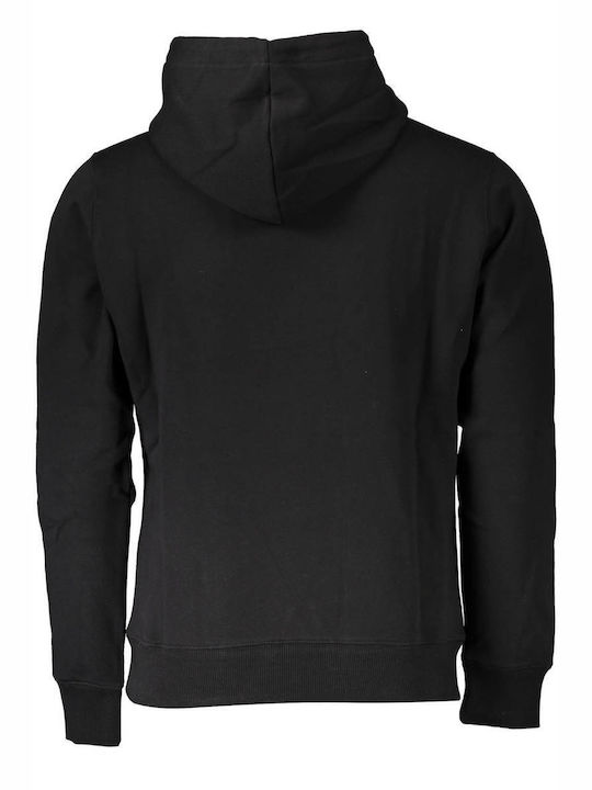 Calvin Klein Herren Sweatshirt mit Kapuze und Taschen Schwarz