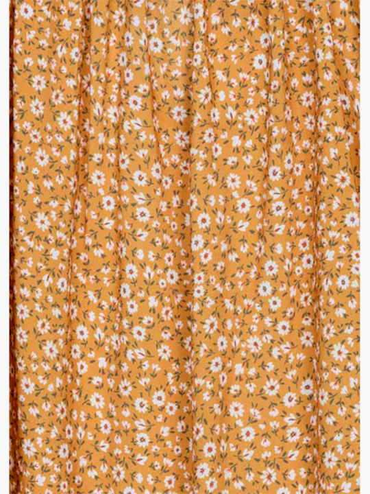 Mädchenkleid Kurzärmelig Tabac Braun