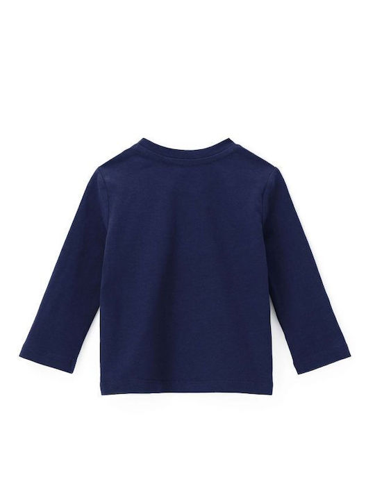 Original Marines Kids Blouse Long Sleeve Navy Blue