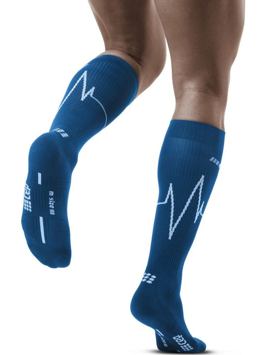 CEP Heartbeat Running Κάλτσες Μπλε 1 Ζεύγος