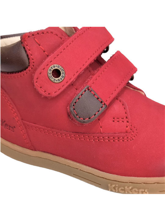 Tackeasy Ghete Copii cu Velcro Roșii
