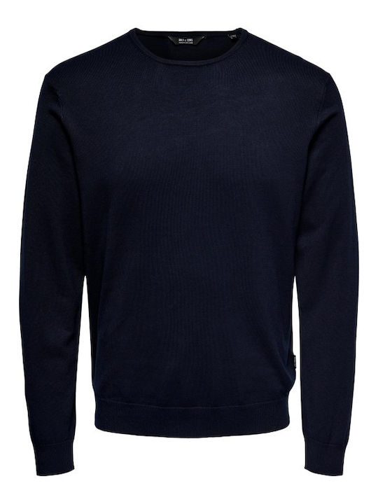 Long Sleeve Sweater Navy Blue