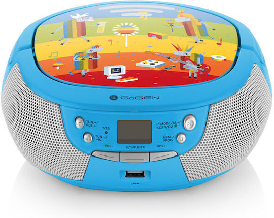 GoGEN Boxă Karaoke Cu Microfon Cu Fir DECKOPREHRAVACB Albastru