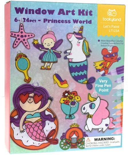 Tooky Toys Aufkleber Prinzessinnen für Kinder 6+ Jahre+ Jahre