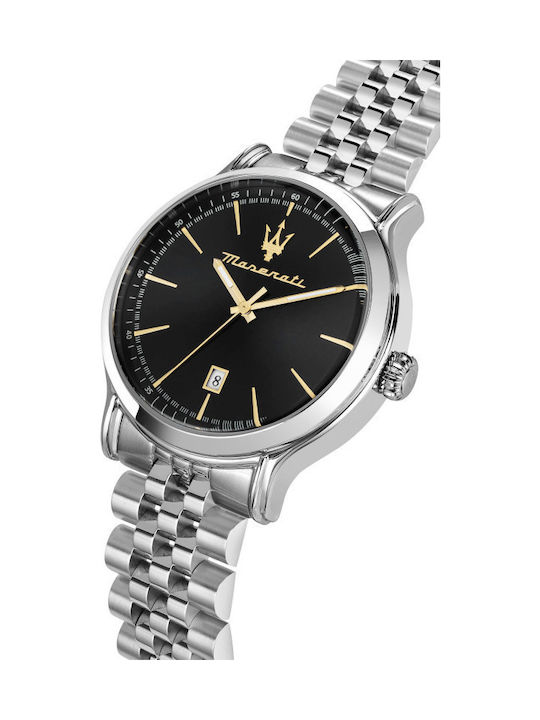 Maserati Uhr Batterie mit Metallarmband