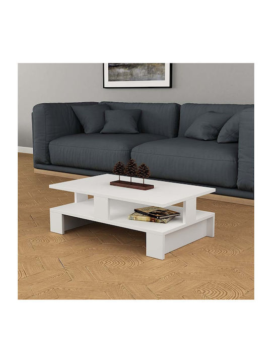 Rechteckig Couchtisch Mansu Grey L80xB50xH27cm