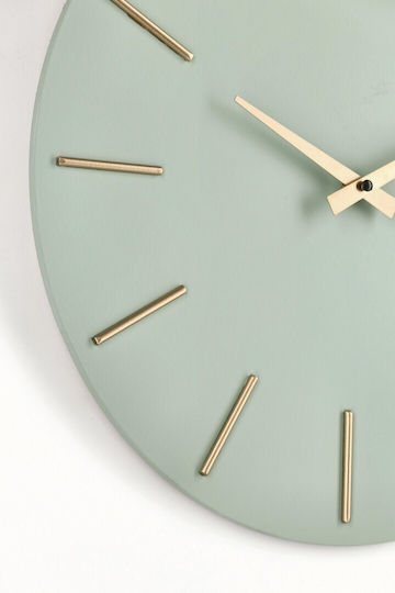 Bizzotto Timeline Wooden Wall Clock