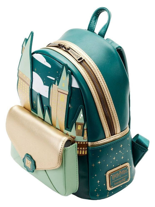 Loungefly Harry Potter Hogwarts Castle Kids Bag Backpack Green 23cmx12cmx27cmcm