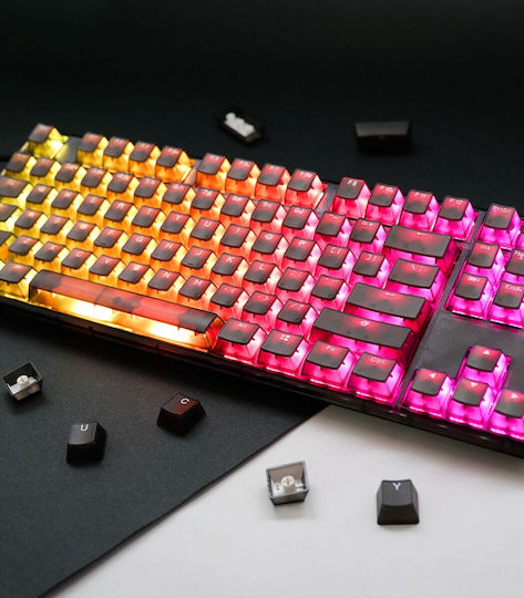 Ducky One 3 Gaming Mechanische Tastatur Tenkeyless mit Cherry MX Braun Schaltern und RGB-Beleuchtung (Englisch US) Aura Black