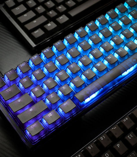 Ducky One 3 Gaming Mechanical Keyboard 60% with Cherry MX Red switches and RGB lighting (English US) Aura Black