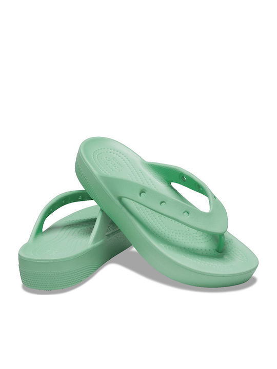 Women's Platform Flip Flops Jade Stone
