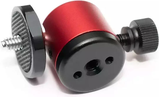 AccPro TM-22R Mini Ball Head Photographic Head Red