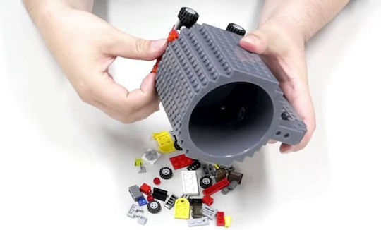 Gadget Master Typ Lego Becher Kunststoff Gray 350ml