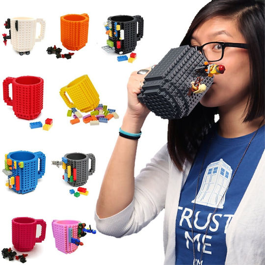 Gadget Master Typ Lego Becher Kunststoff Gray 350ml
