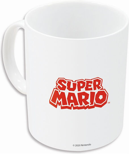 Super Mario Nintendo - Super Mario Bros Κούπα Κεραμική Λευκή 325ml Super Mario Nintendo - Super Mario Bros Κούπα Κεραμική Λευκή 325ml