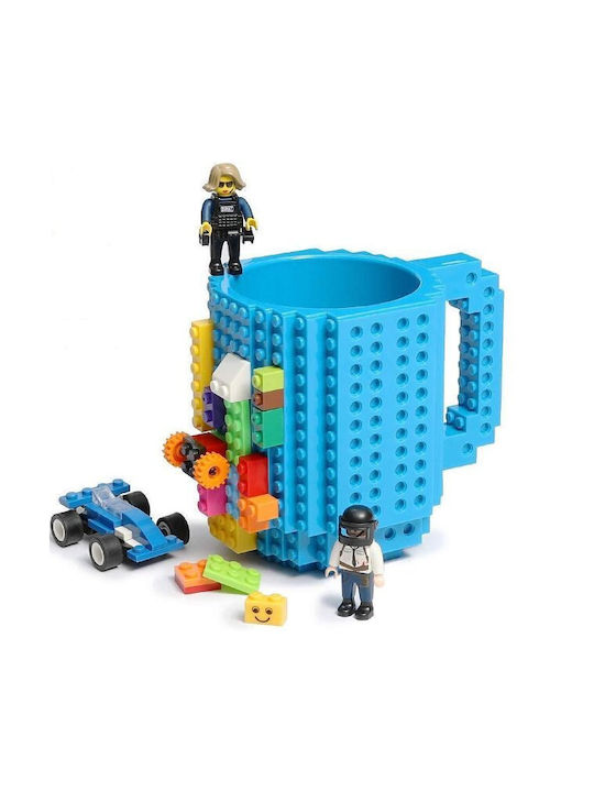 Becher Kunststoff Blau