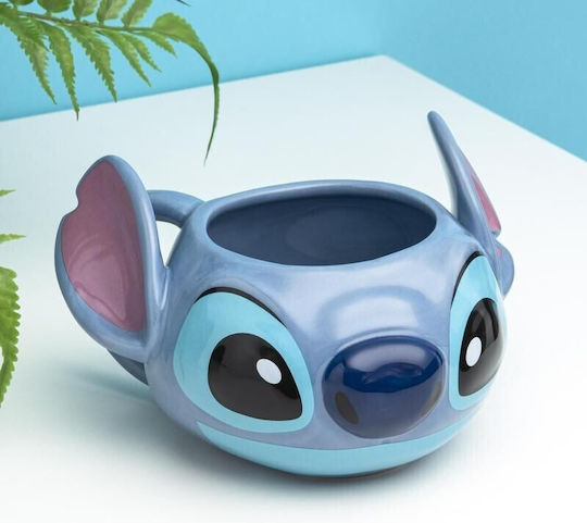 Paladone Stitch Cană Ceramică Albastră 450ml