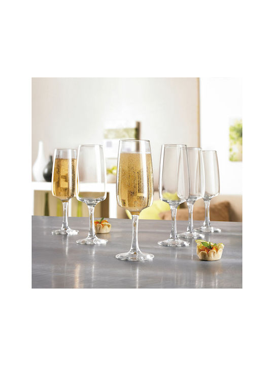 Luminarc Equip Home Glass Champagne made of Glass Goblet 170ml