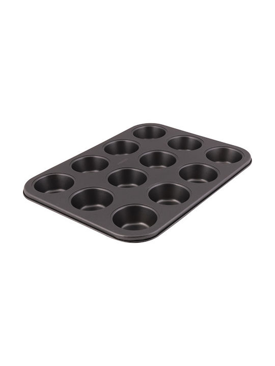 Lamart Backform Törtchen/Muffins Rostfreier Stahl 42x29cm 12cm