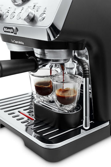 De'Longhi La Specialista Arte Automatic Espresso Machine 1400W 15bar Pressure with Grinding Mill Silver EC9155.MB