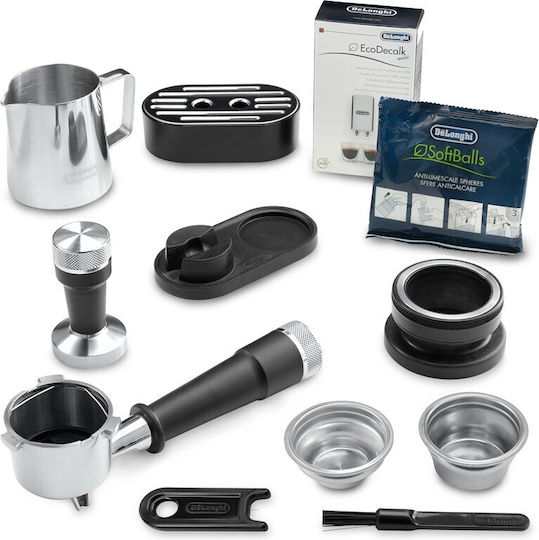 De'Longhi La Specialista Arte Automatic Espresso Machine 1400W 15bar Pressure with Grinding Mill Silver EC9155.MB