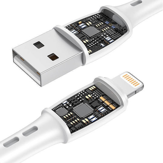 Vipfan Vipfan Racing X05 USB to Lightning Cable Λευκό 1m
