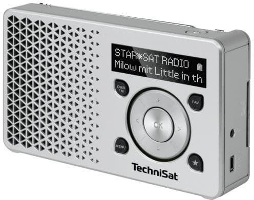 Technisat Digitradio 1 Portable Radio Rechargeable DAB+ with USB Silver
