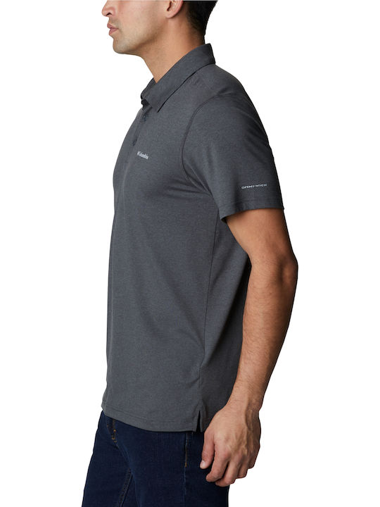 Tech Trail Polo T-Shirt Grau