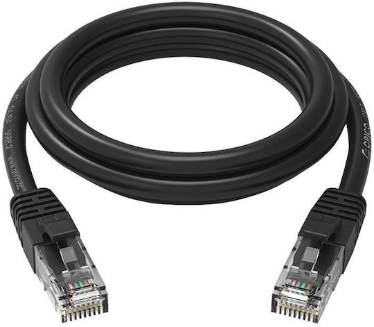 Orico Flat U/UTP Cat.6 Ethernet Network Cable 10m Black 1pcs