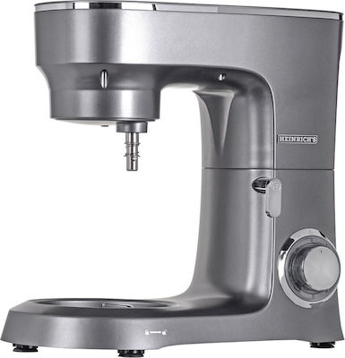 Heinrich's KM 8078 Stand Mixer 1400W with Stainless Mixing Bowl 8lt Silver