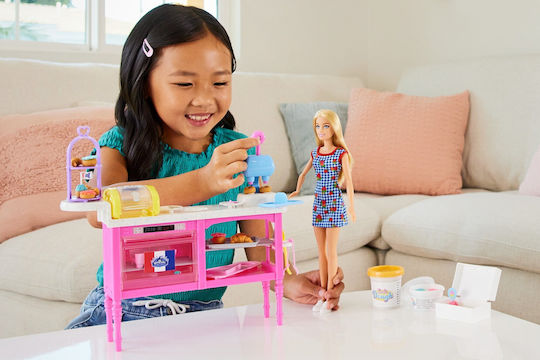 Barbie Set Cafenea Păpușă Pentru 5+ Ani (Diverse Modele) 1 Buc
