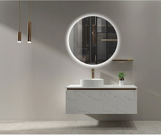 Imex Oporto Oglindă de Baie Rotundă Lumini LED 80x80cm