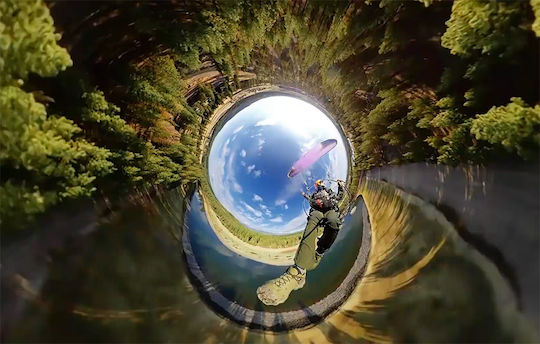 Insta360 ONE RS 1-Inch 360 Edition Action Camera 4K Ultra HD Λήψης 360° Υποβρύχια Standard με Οθόνη και Wi-Fi Μαύρη
