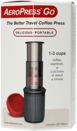 Aerobie Aeropress Go Καφετιέρα Φίλτρου Χειρός Πλαστική Μαύρη 237ml
