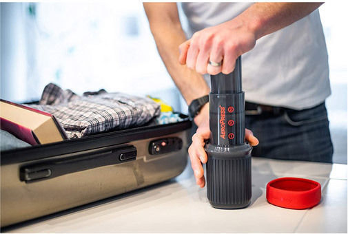 Aerobie Aeropress Go Καφετιέρα Φίλτρου Χειρός Πλαστική Μαύρη 237ml