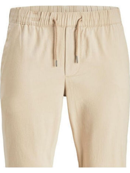 Trousers Elastic Oxford Tan