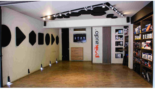 Audiodesigner Ecoplan Triangle Ηχοαπορροφητικό Πάνελ (4τμχ) 80cm σε Λευκό Χρώμα