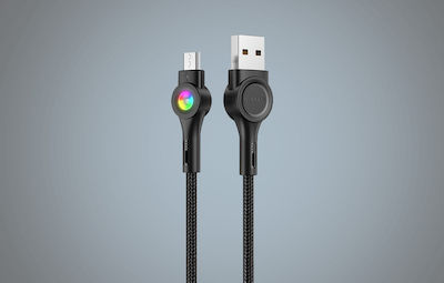 Vipfan Colorful X08 1.2m Braided USB 2.0 to micro USB Cable