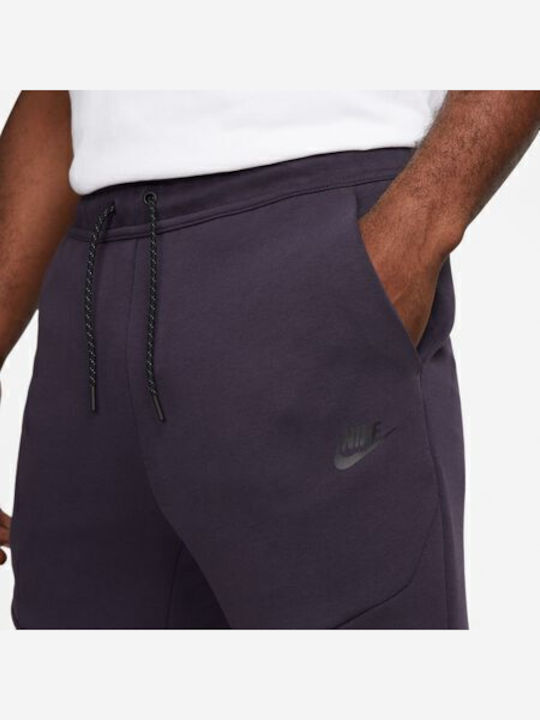 Sportswear Tech Fleece Sweatpants with Elastic Cave Purple