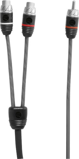 Phonocar Car Audio Speaker Cable Double Shielded Y 2 Female / 1 Male 30cm