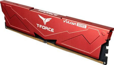 TeamGroup T-Force Vulcan 32GB DDR5 RAM with 2 Modules (2x16GB) and 6000 Speed for Desktop