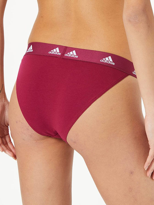 Adidas Cotton Women's Slip Burgundy