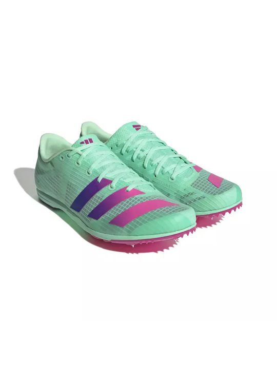 Adidas Distancestar Αθλητικά Παπούτσια Spikes Pulse Mint / Lucid Blue / Lucid Fuchsia