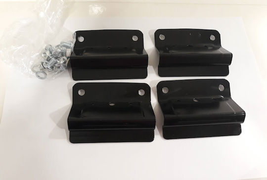 Hermes Füße für Dachträger Endstücke für GS1 und GS3 Stangen für Suzuki Grand Vitara 2006-2012 Suzuki Großer Vitara 4Stück