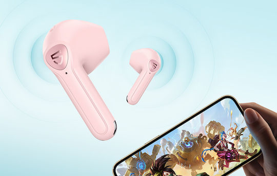 SoundPEATS Air3 In-ear Bluetooth Handsfree Earphones with Sweat Resistance and Charging Case Pink