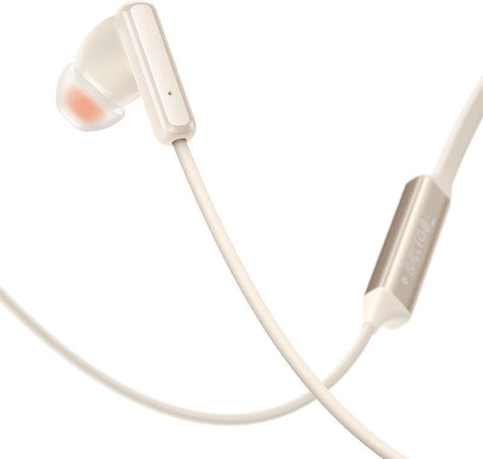 Baseus Bowie U2 Pro In ear Bluetooth хендсфри Слушалки Creamy White